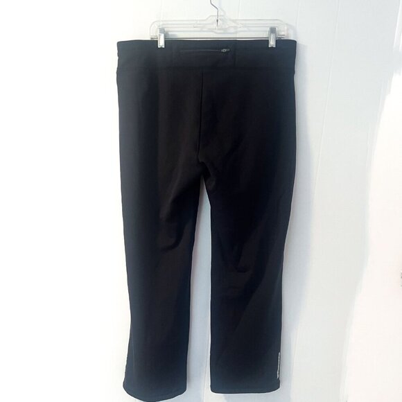 NEW LL Bean Primaloft Therma-stretch Fleece Mid-Rise Straight-Leg Black Pants XL - Picture 7 of 16